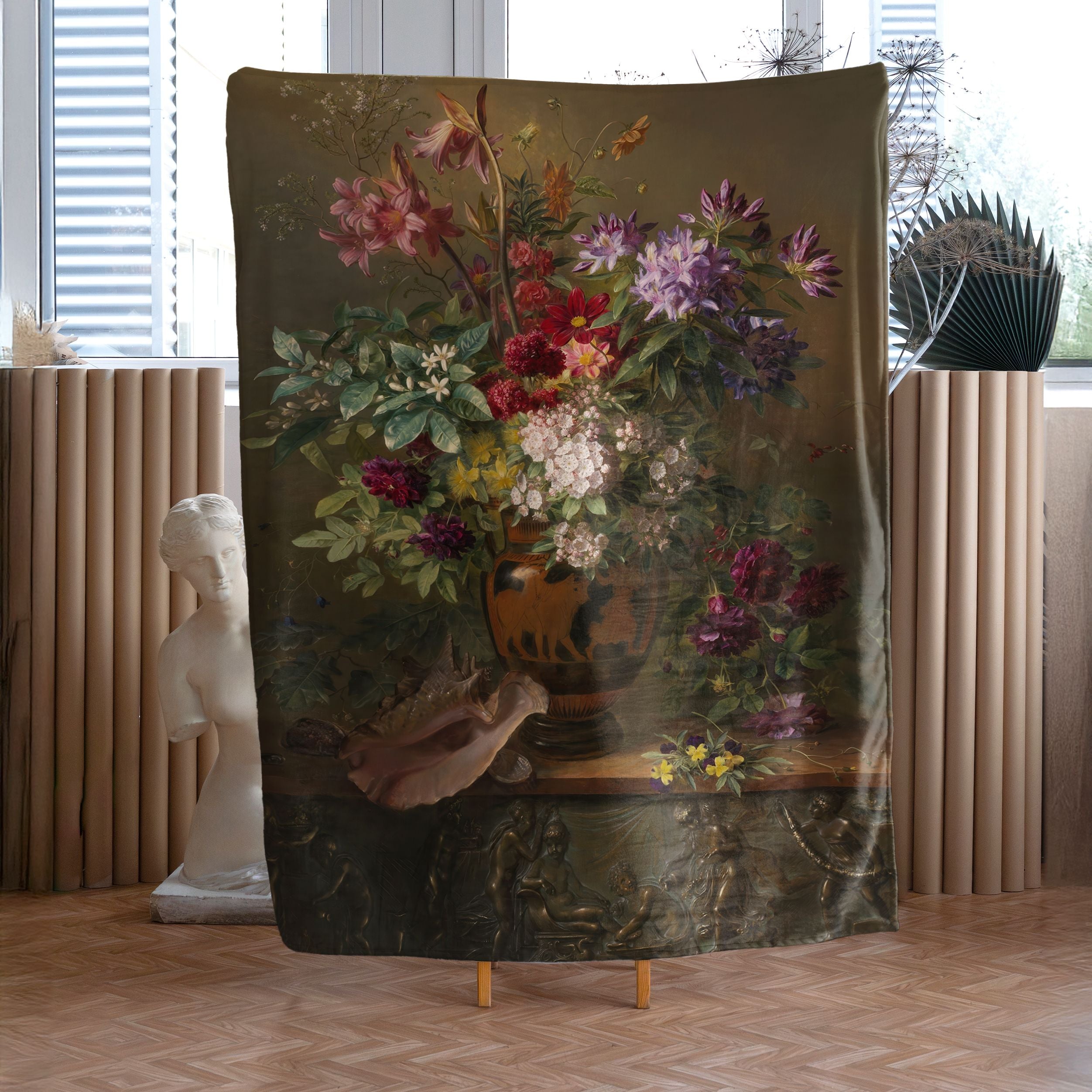 Pledas Gregorius van Os „Still Life with Flowers in a Greek Vase