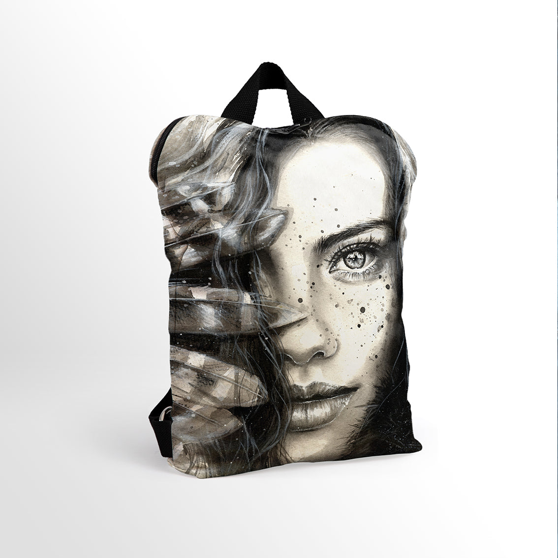 Kuprinė No. 1 „Mergina su plunksna