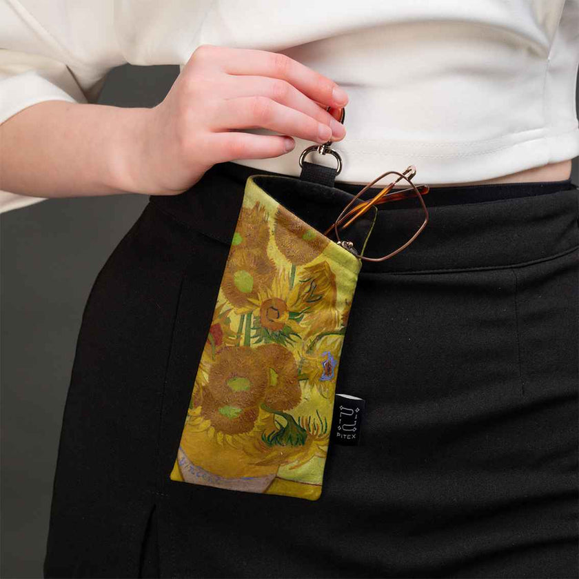 Akinių dėklas Vincent van Gogh „Sunflowers