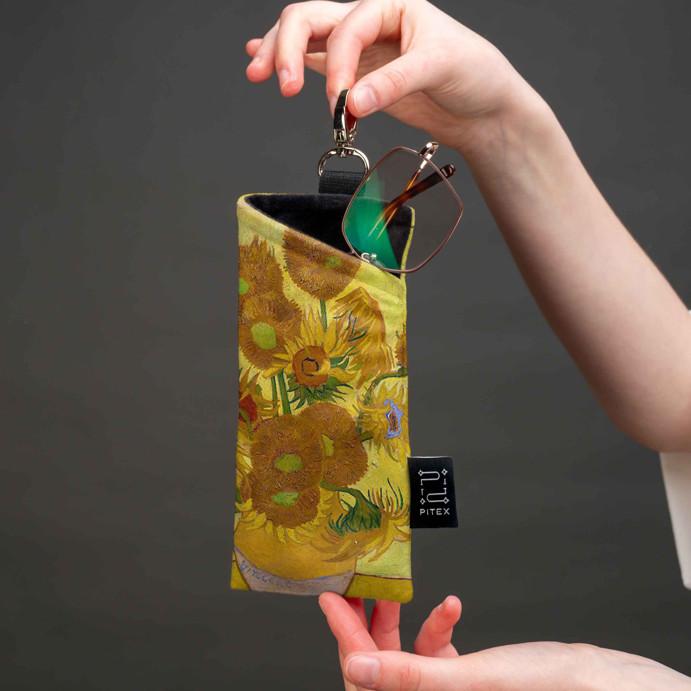 Akinių dėklas Vincent van Gogh „Sunflowers