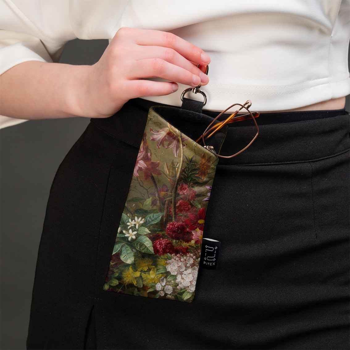 Akinių dėklas Gregorius van Os „Still Life with Flowers in a Greek Vase