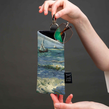 Akinių dėklas Vincent van Gogh „The Sea at Les Saintes-Maries-de-la-Mer