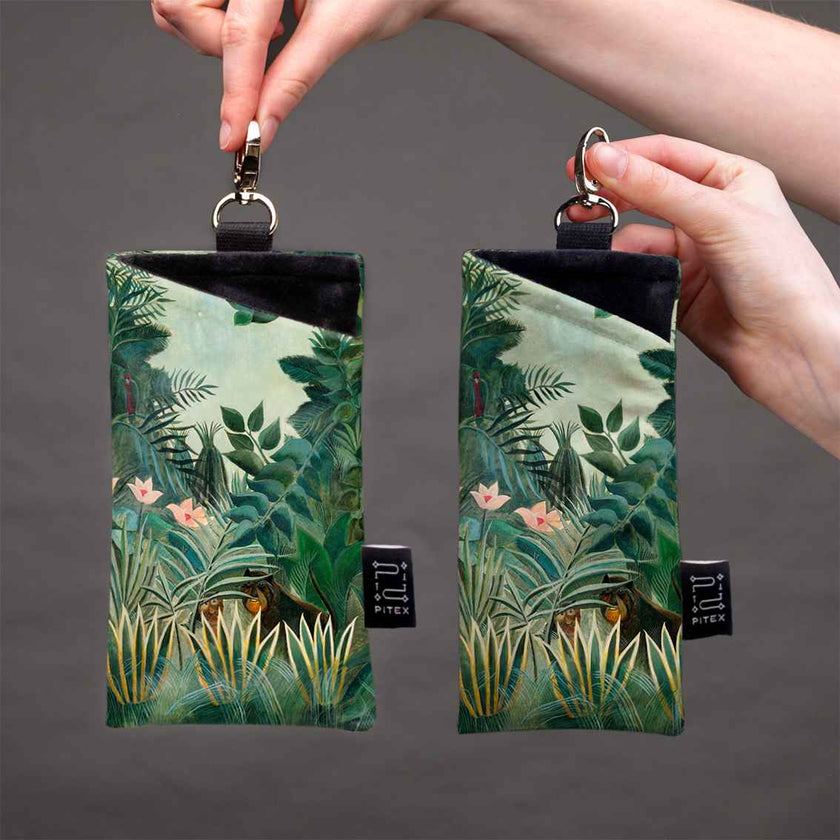 Akinių dėklas Henri Rousseau „The Equatorial Jungle