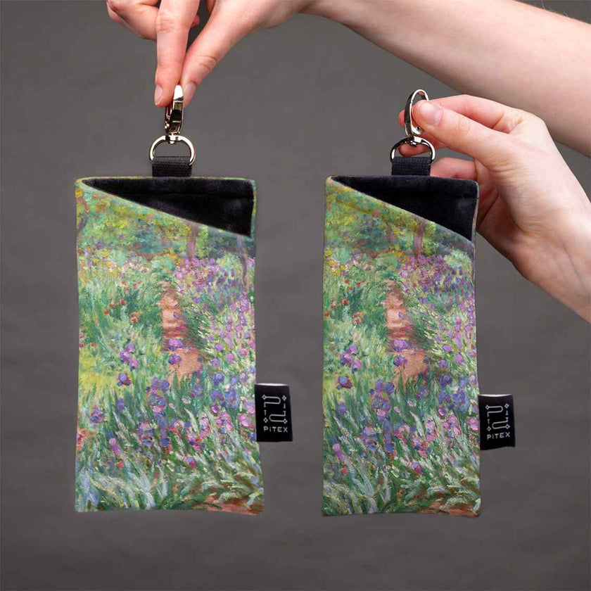 Akinių dėklas Claude Monet „The Artist's Garden at Giverny