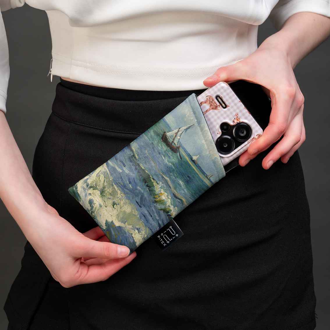 Akinių dėklas Vincent van Gogh „The Sea at Les Saintes-Maries-de-la-Mer