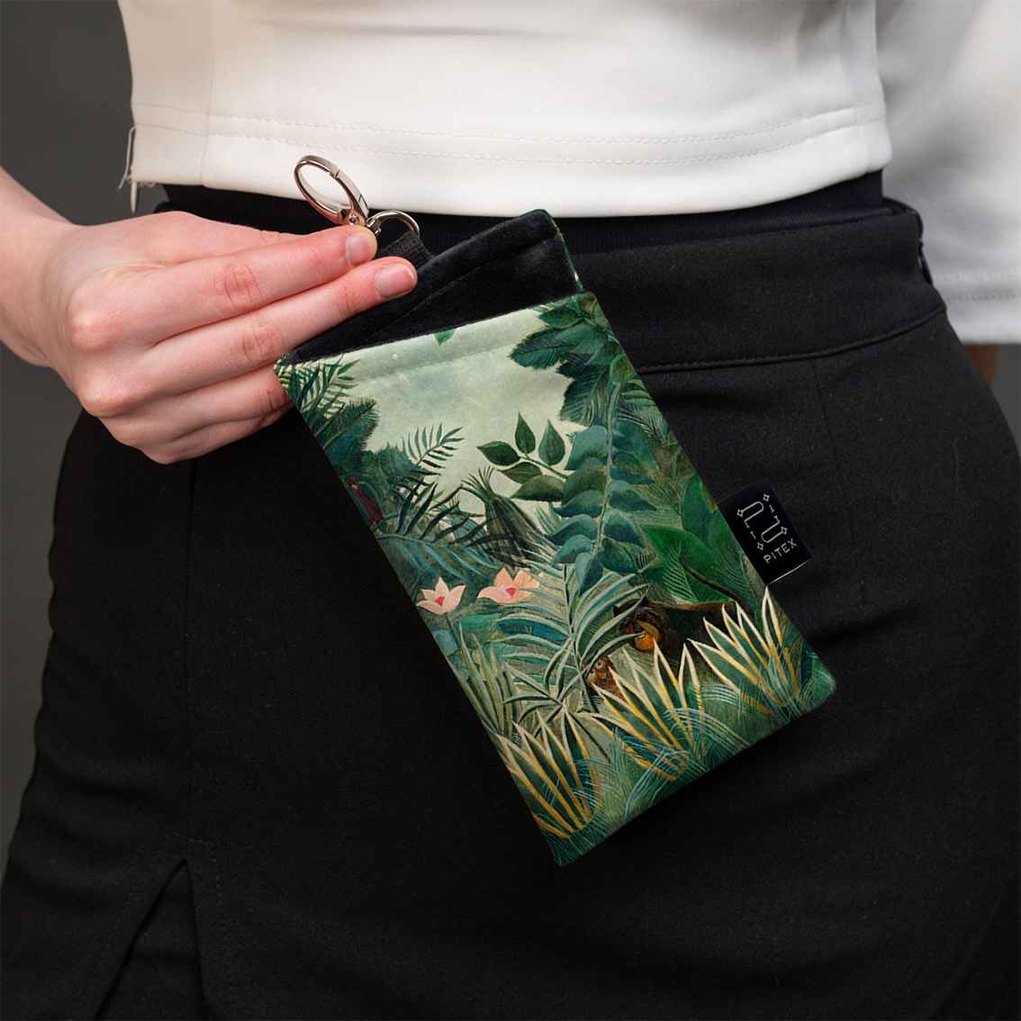 Akinių dėklas Henri Rousseau „The Equatorial Jungle