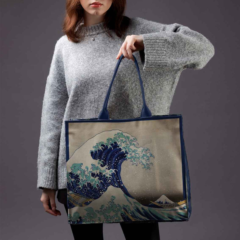 Rankinė Katsushika Hokusai „Didžioji Kanagavos banga