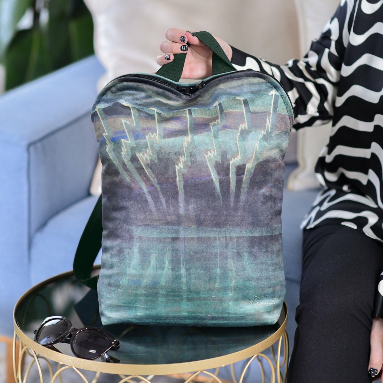 Kuprinė No. 1 M. K. Čiurlionis „Žaibai