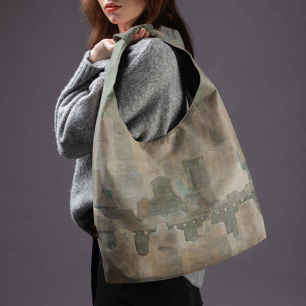 Gegužinė rankinė premium M. K. Čiurlionis „Miestas