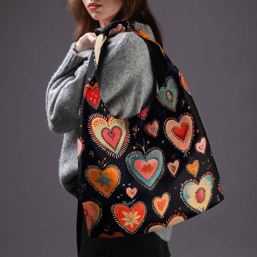 Gegužinė rankinė premium Imagine „Širdžių mozaika