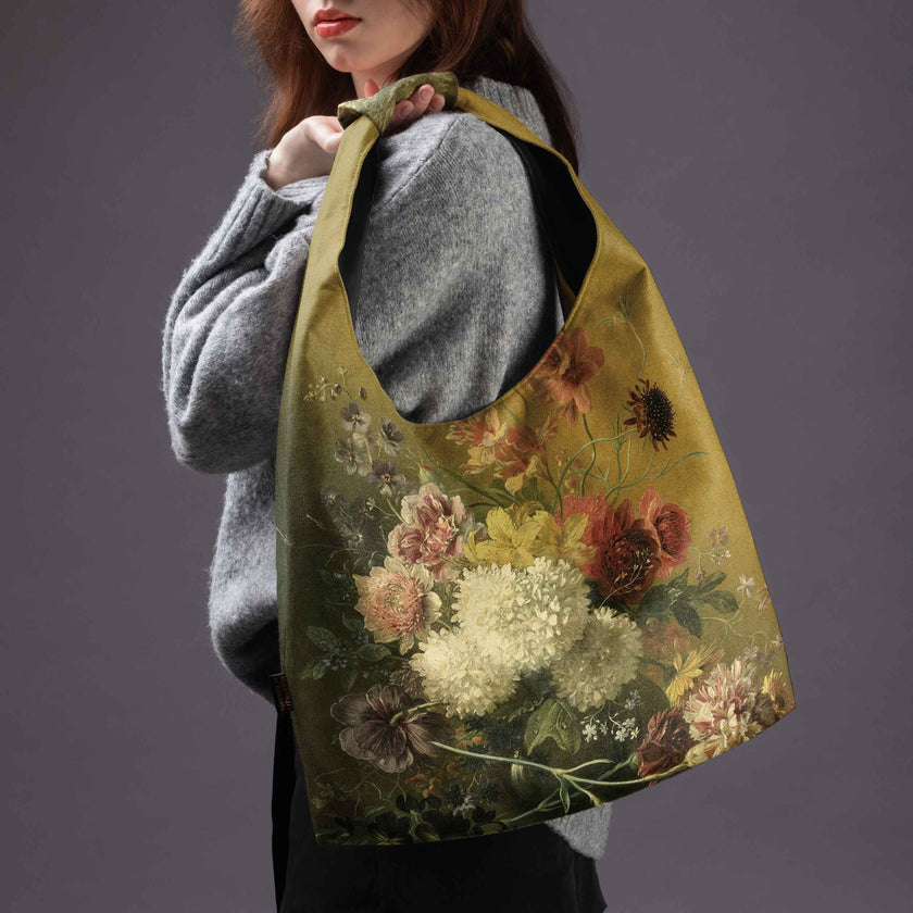 Gegužinė rankinė premium Gregorius van Os „Still Life with Flowers