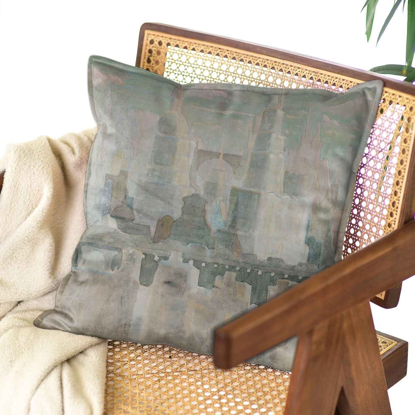 Dekoratyvinė pagalvėlė M. K. Čiurlionis „Miestas