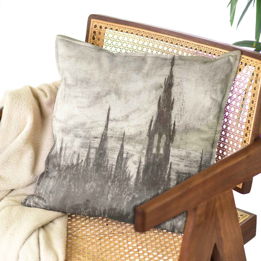 Dekoratyvinė pagalvėlė M. K. Čiurlionis „Bokštai