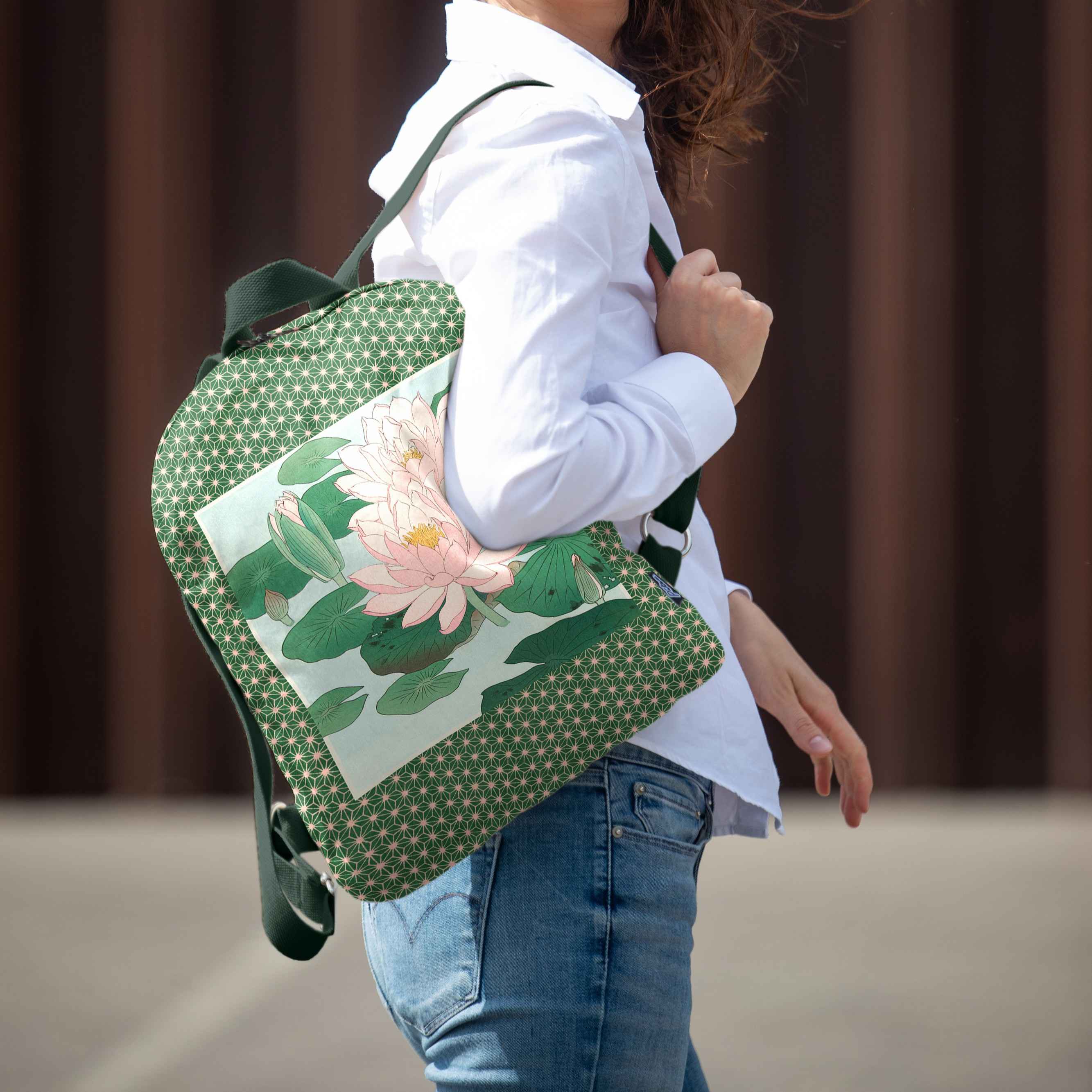 Kuprinė No. 2+ Ohara Koson „Vandens Lelija