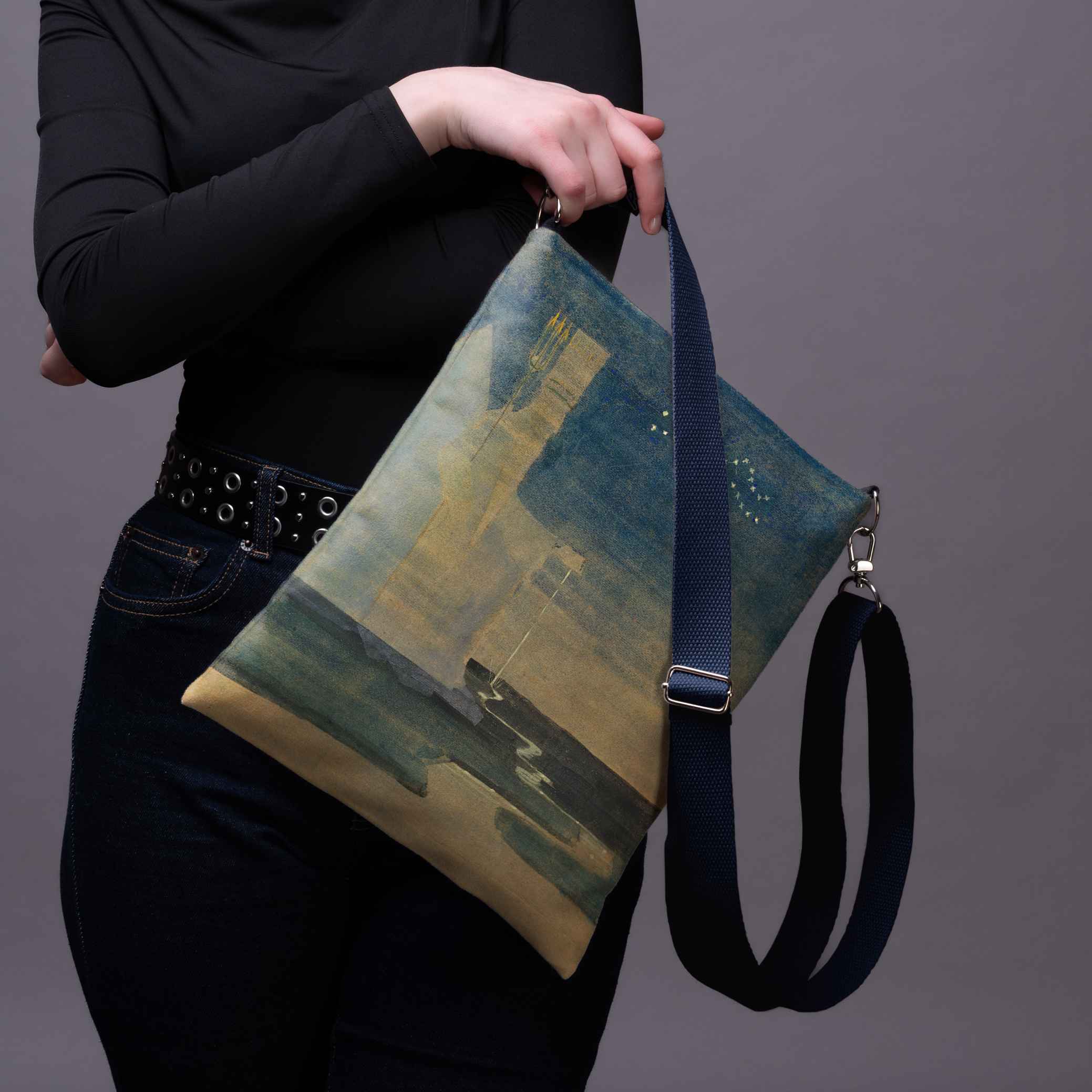 Rankinė per petį  M. K. Čiurlionis „Saulė eina Vandenio ženklu