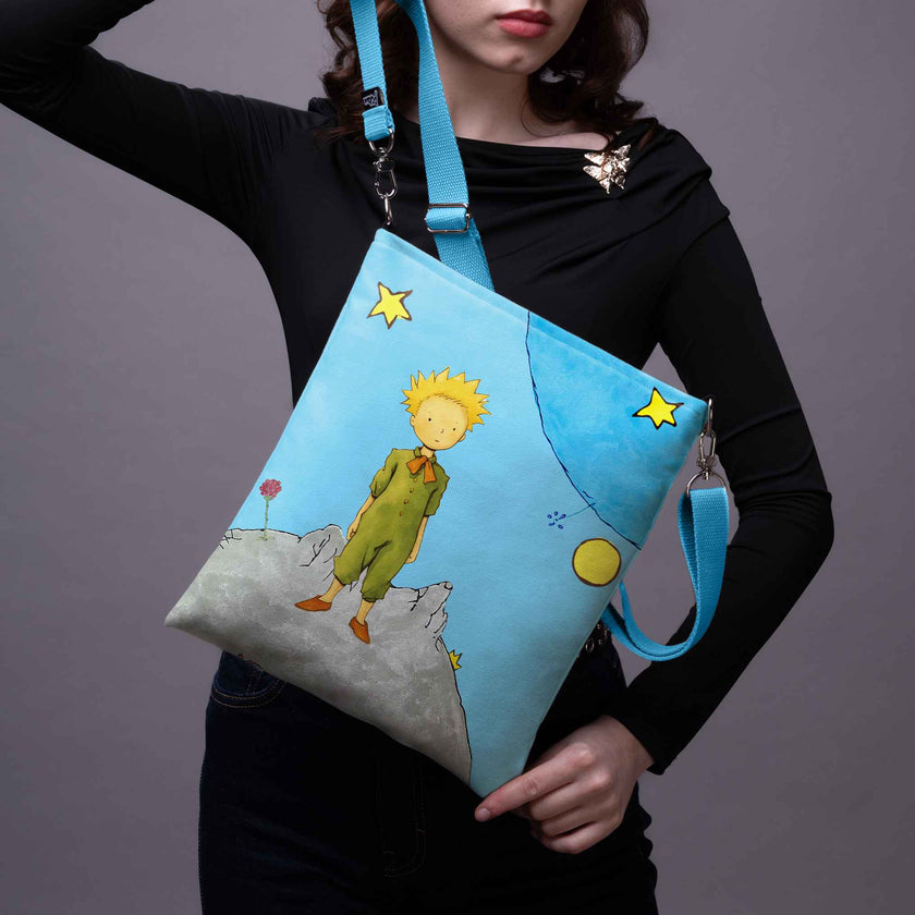 Rankinė per petį Antoine de Saint-Exupéry Mažasis princas „Planeta