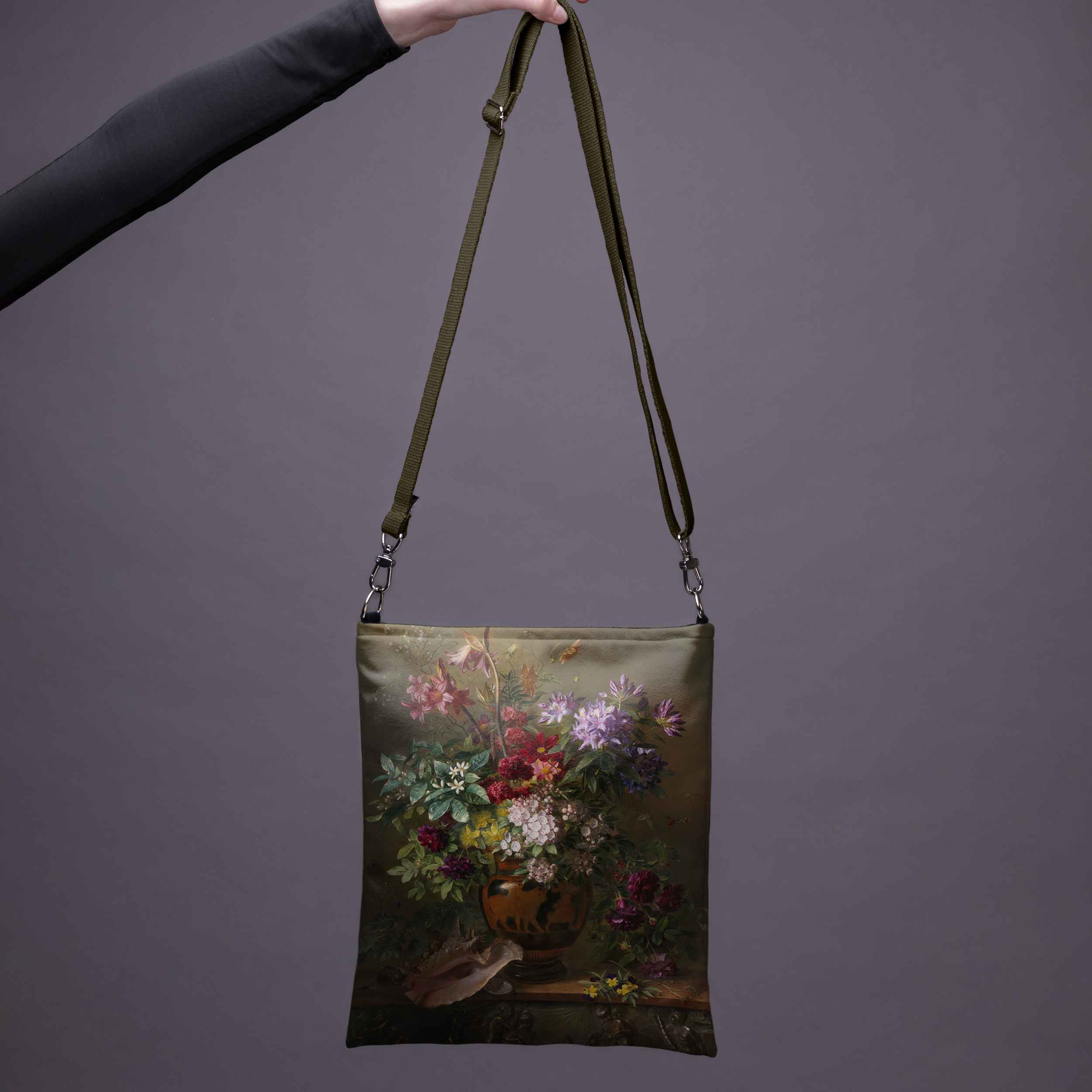 Rankinė per petį Gregorius van Os „Still Life with Flowers in a Greek Vase