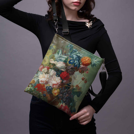 Rankinė per petį Jan van Os „Fruit and Flowers in a Terracotta Vase