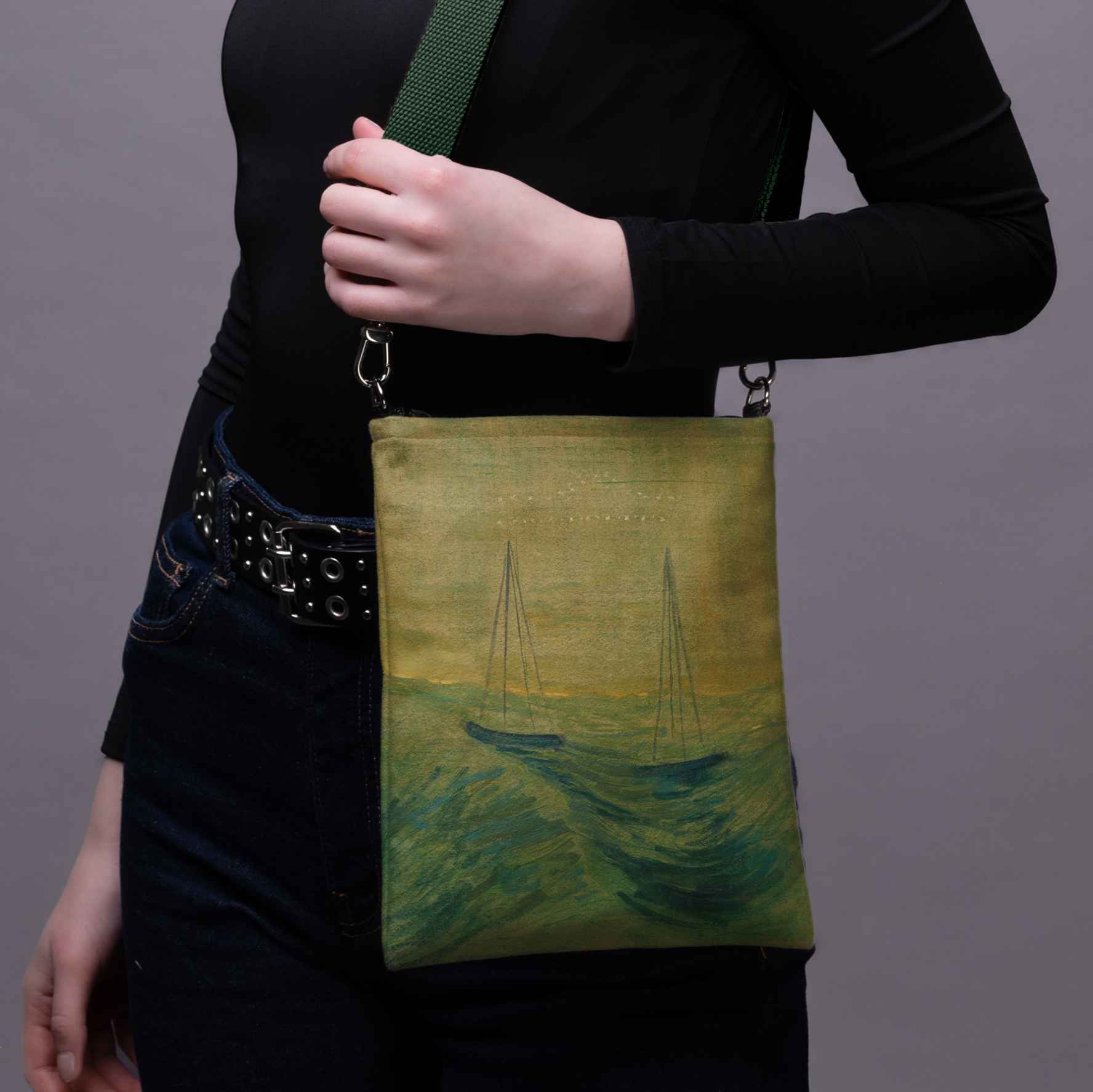 Rankinė per petį  M. K. Čiurlionis „Saulė eina Svarstyklių ženklu