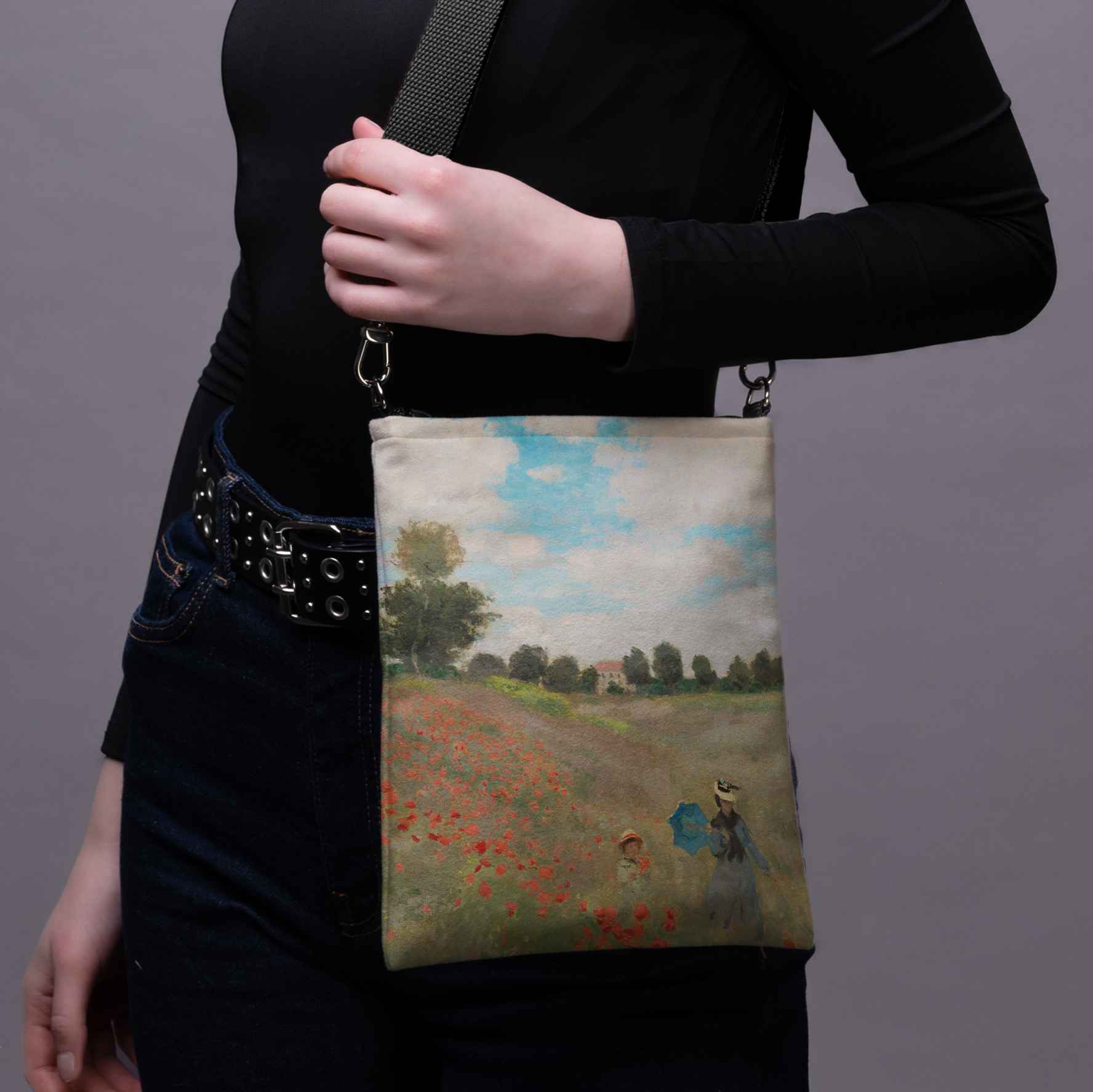 Rankinė per petį  Claude Monet „Poppy field