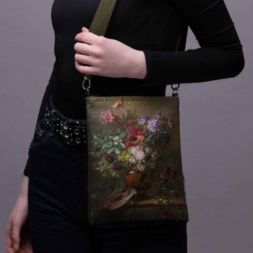 Rankinė per petį Gregorius van Os „Still Life with Flowers in a Greek Vase