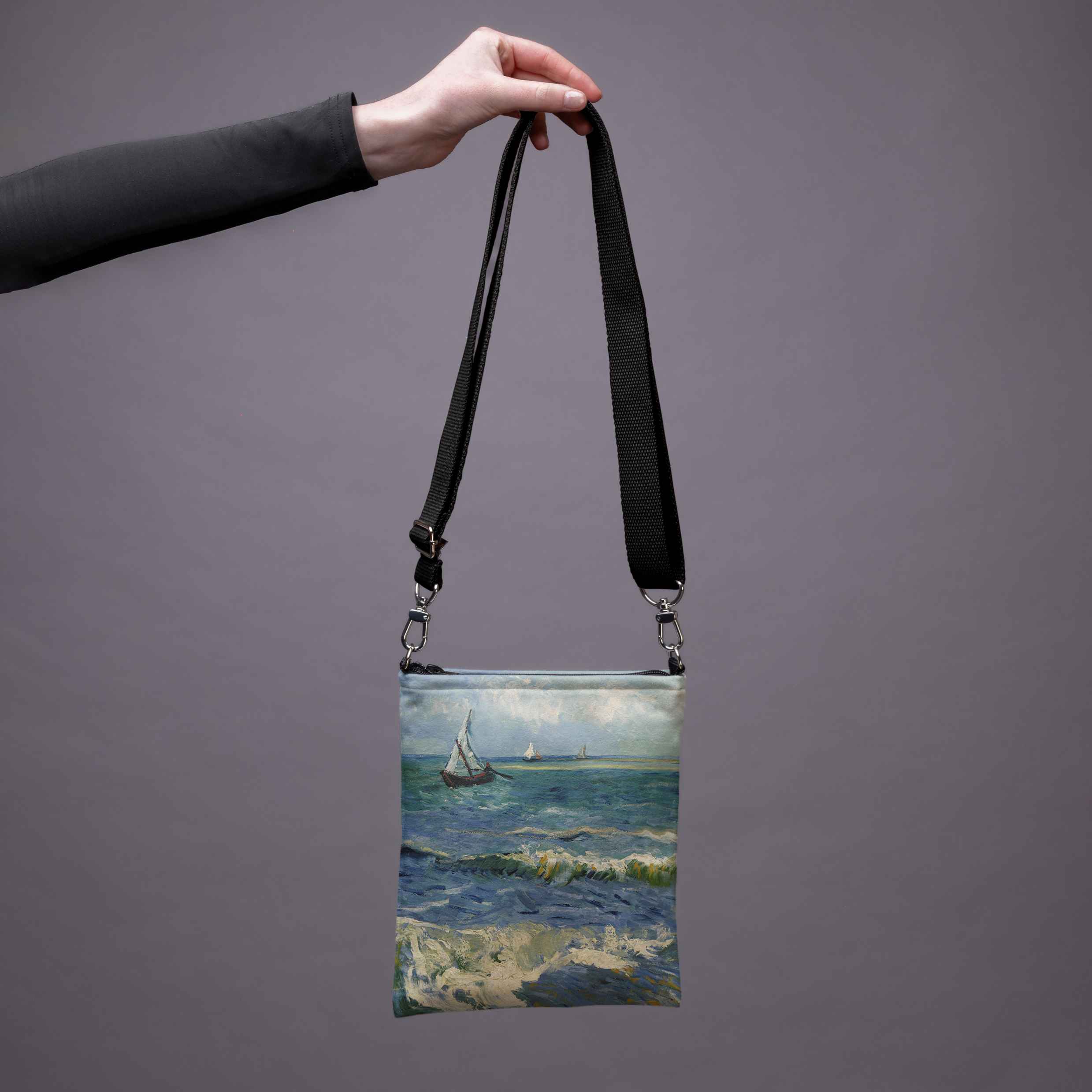 Rankinė per petį Vincent van Gogh „The Sea at Les Saintes-Maries-de-la-Mer