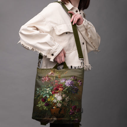 Kuprinė No.3 Gregorius van Os „Still Life With Flowers In A Greek Vase