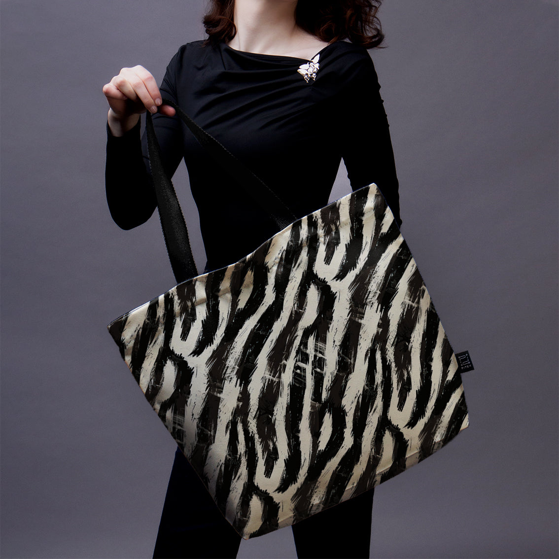 Pirkinių krepšys Classy „Zebras