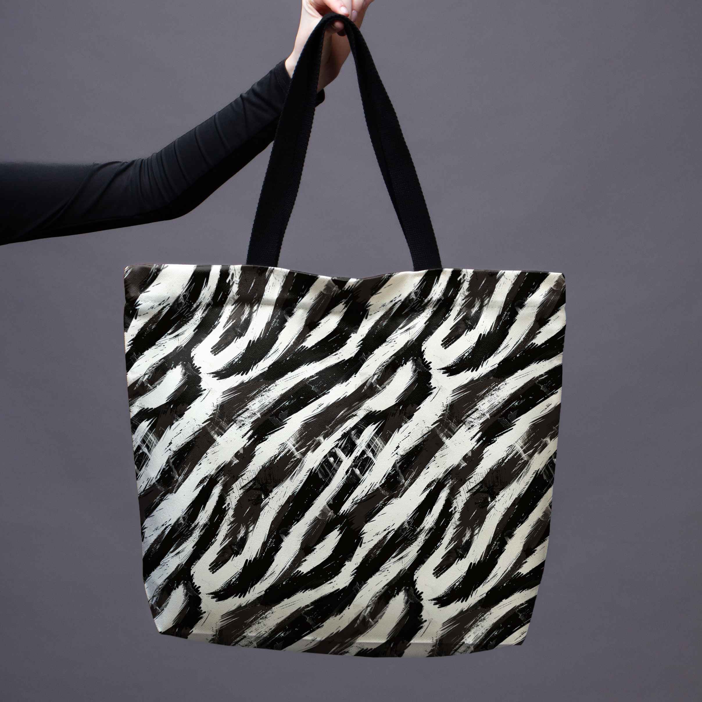 Pirkinių krepšys Classy „Zebras