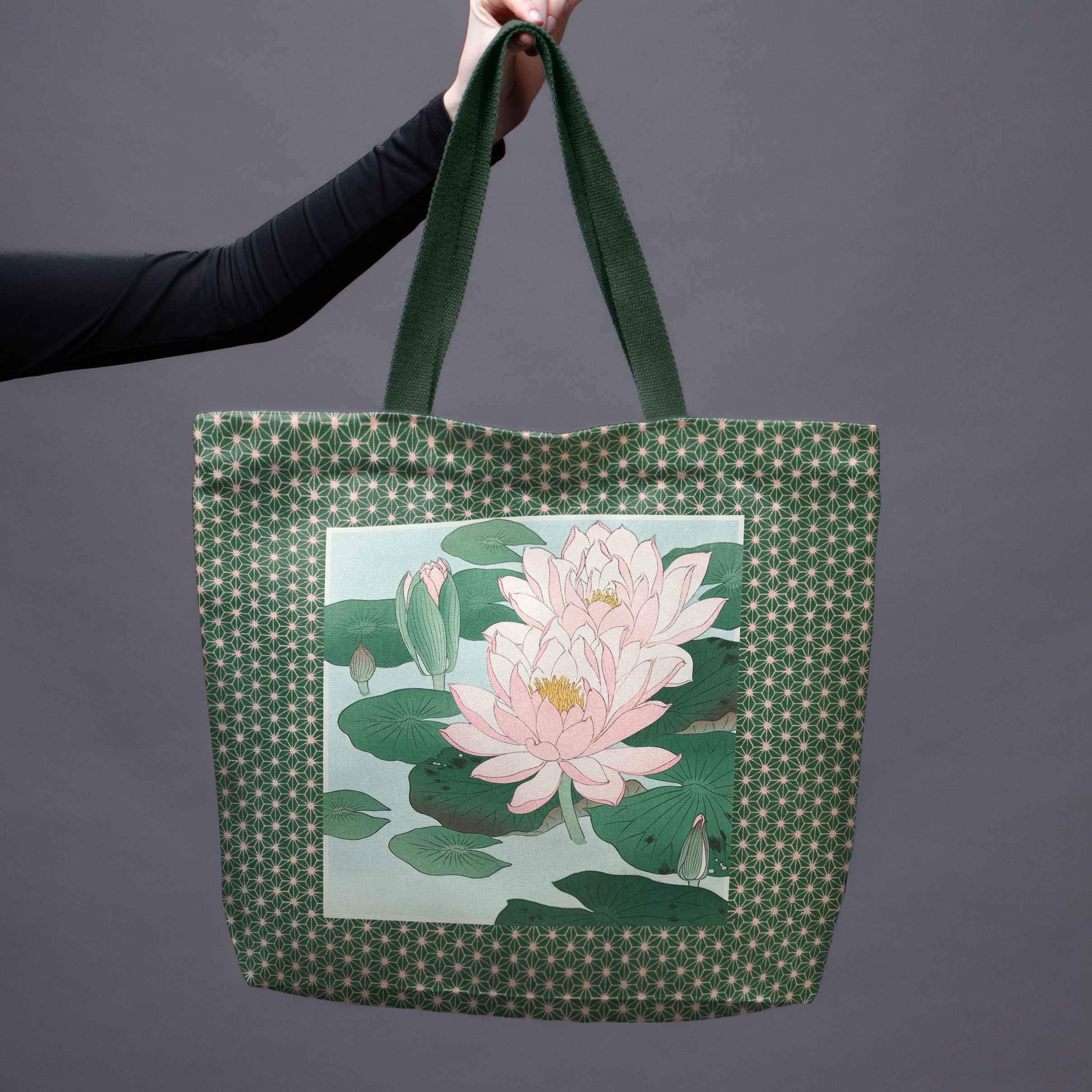 Pirkinių krepšys Ohara Koson „Vandens Lelija