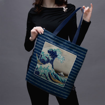 Pirkinių krepšys Katsushika Hokusai „Didžioji Kanagavos banga