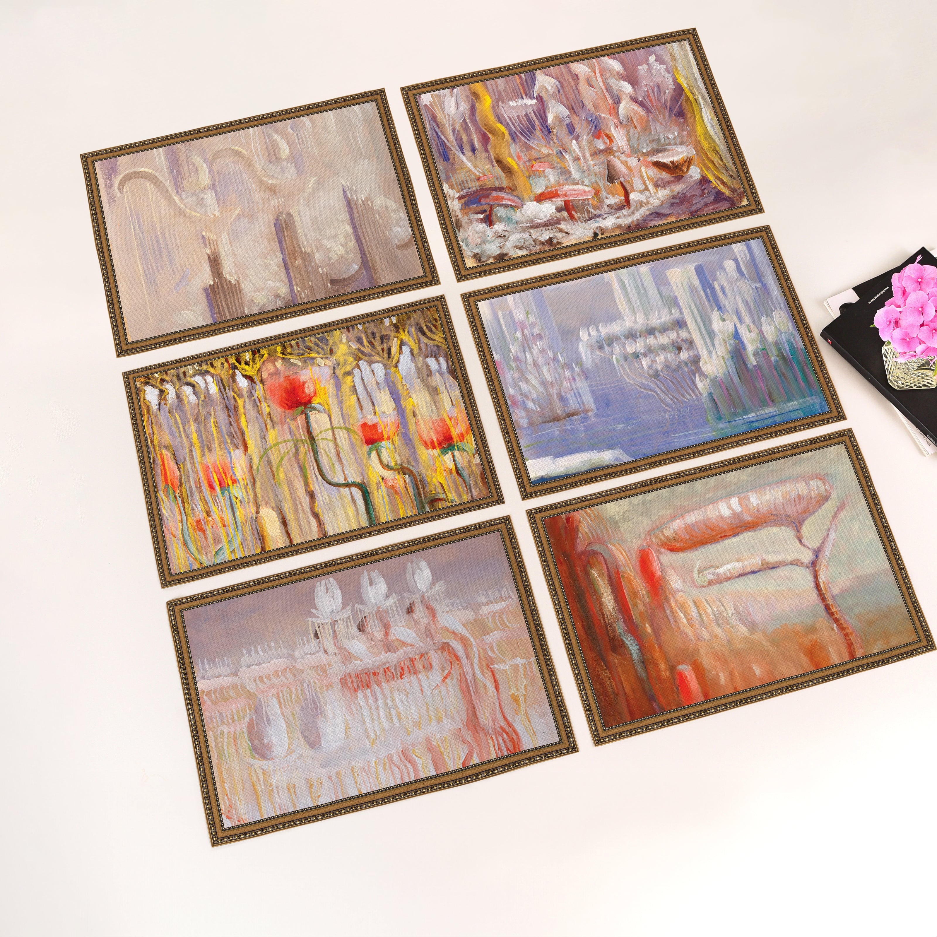 Pailgi Stalo padėkliukai „M. K. Čiurlionis No. 2