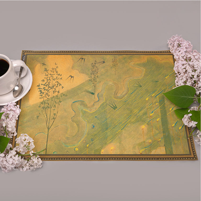 Pailgi Stalo padėkliukai „M. K. Čiurlionis No. 3