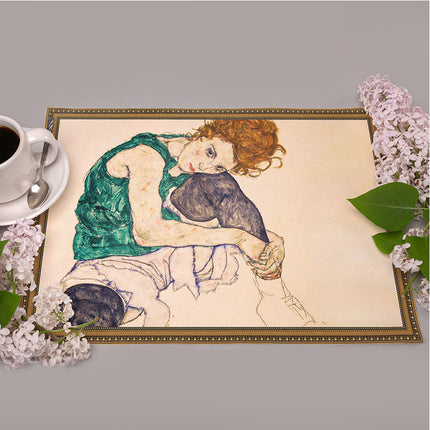 Pailgi Stalo padėkliukai „Egon Schiele