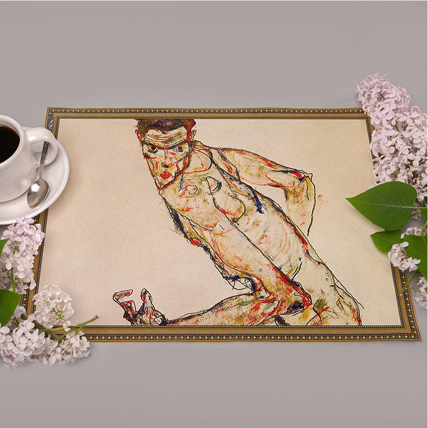 Pailgi Stalo padėkliukai „Egon Schiele