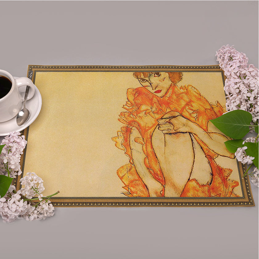 Pailgi Stalo padėkliukai „Egon Schiele