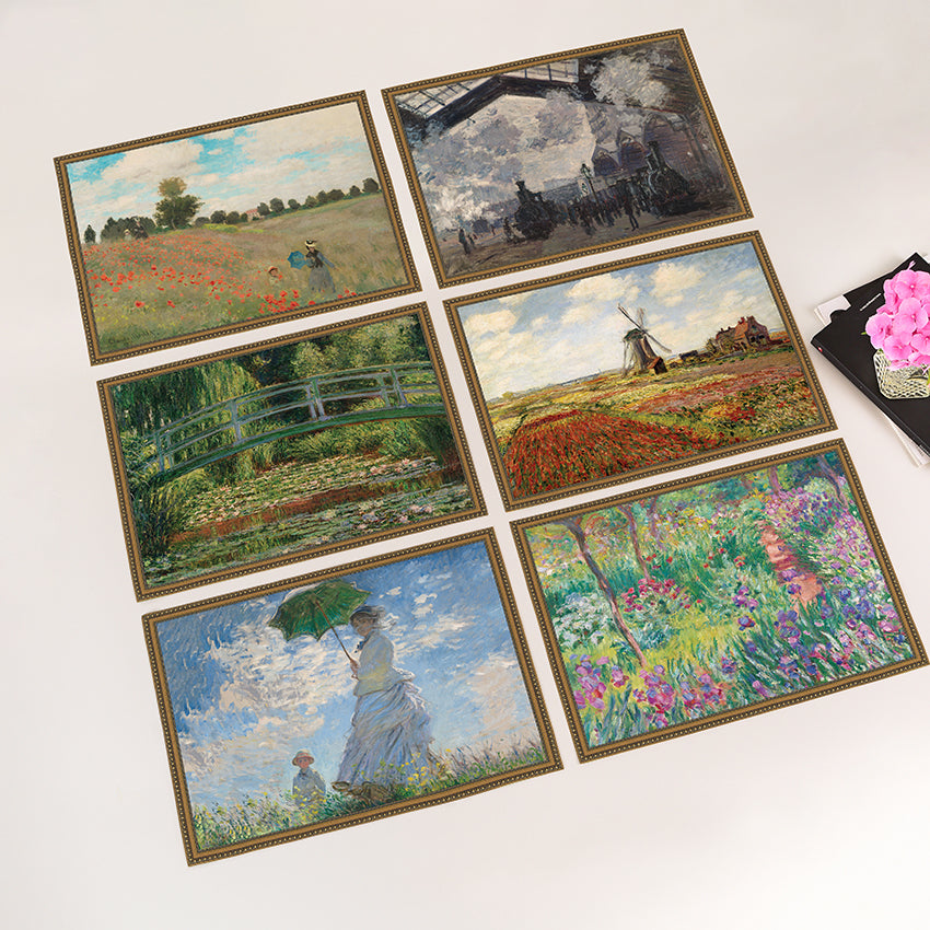 Pailgi Stalo padėkliukai „Claude Monet