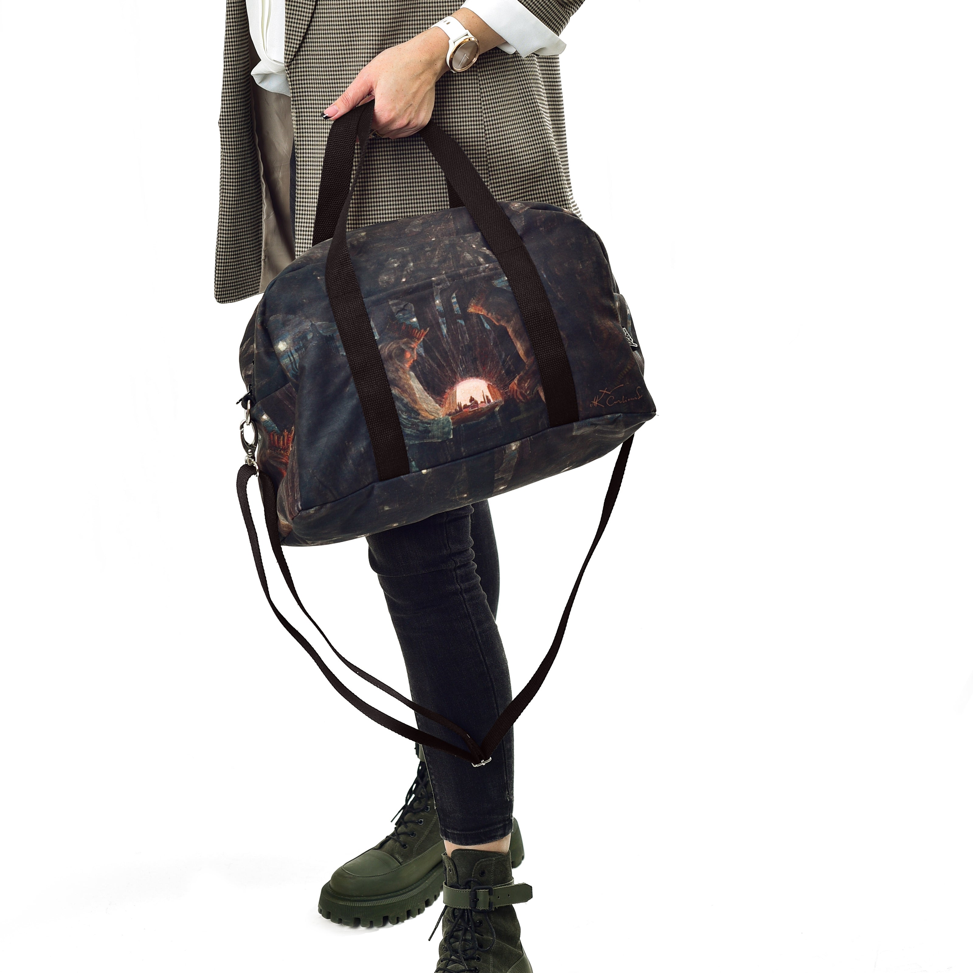 Kelioninis / sportinis krepšys M. K. Čiurlionis „Karalių pasaka