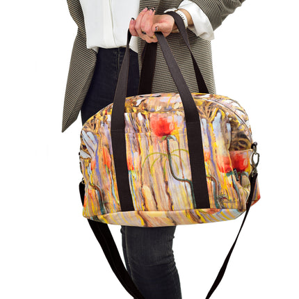 Kelioninis / sportinis krepšys M. K. Čiurlionis „Pasaulio sutvėrimas IX