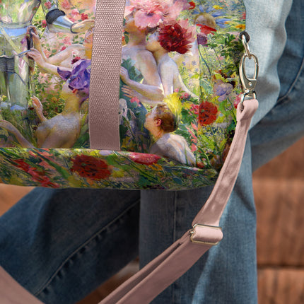 Kelioninis / sportinis krepšys Georges Rochegrosse „Gėlių riteris