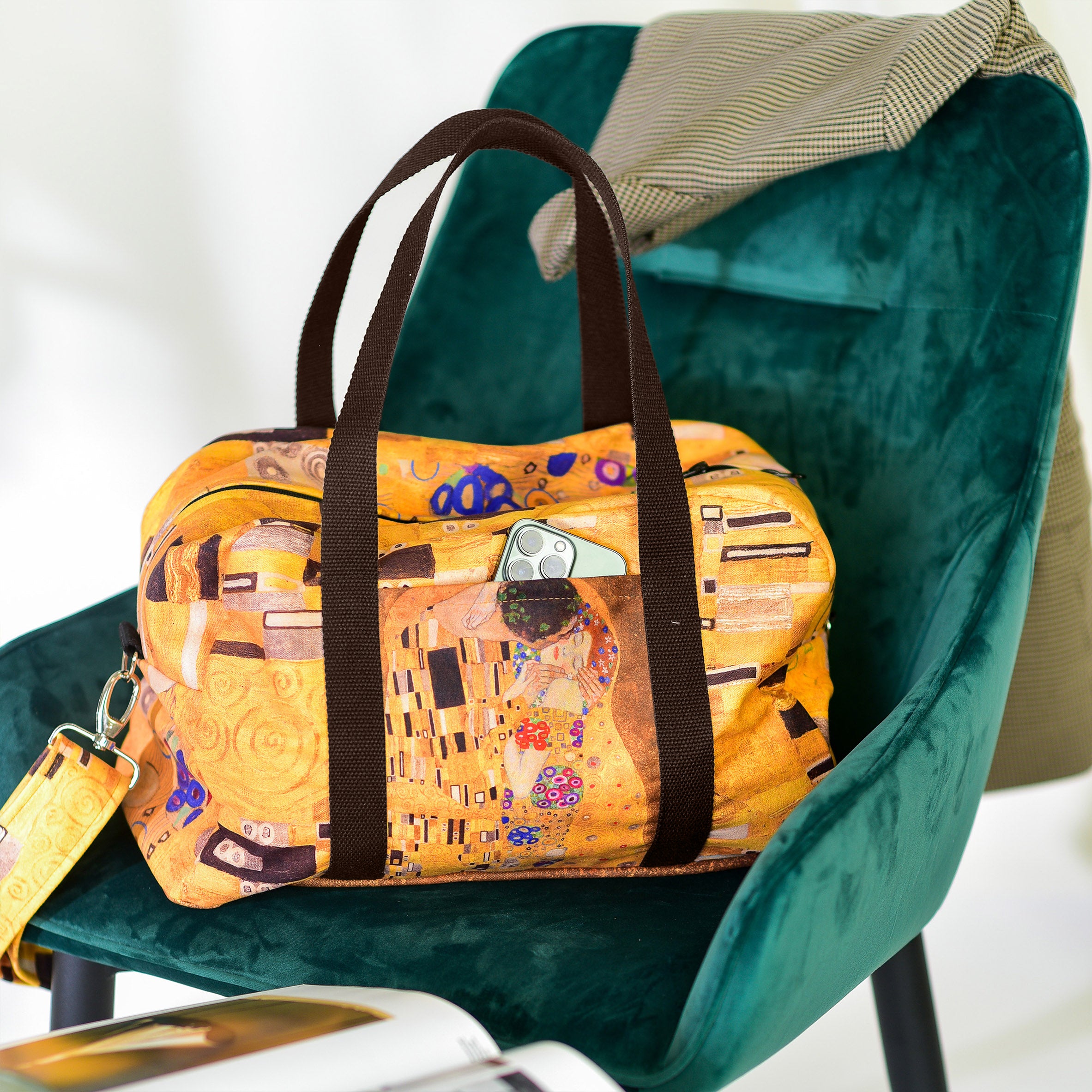 Kelioninis / sportinis krepšys Gustav Klimt „The Kiss