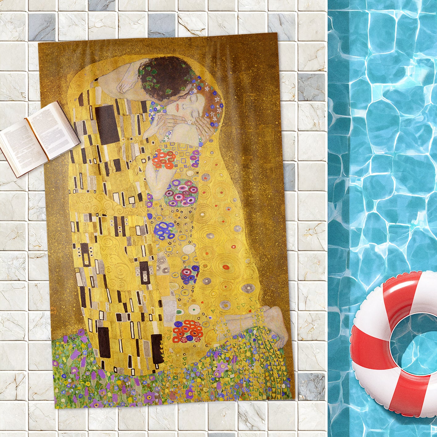 Rankšluostis Gustav Klimt „The Kiss