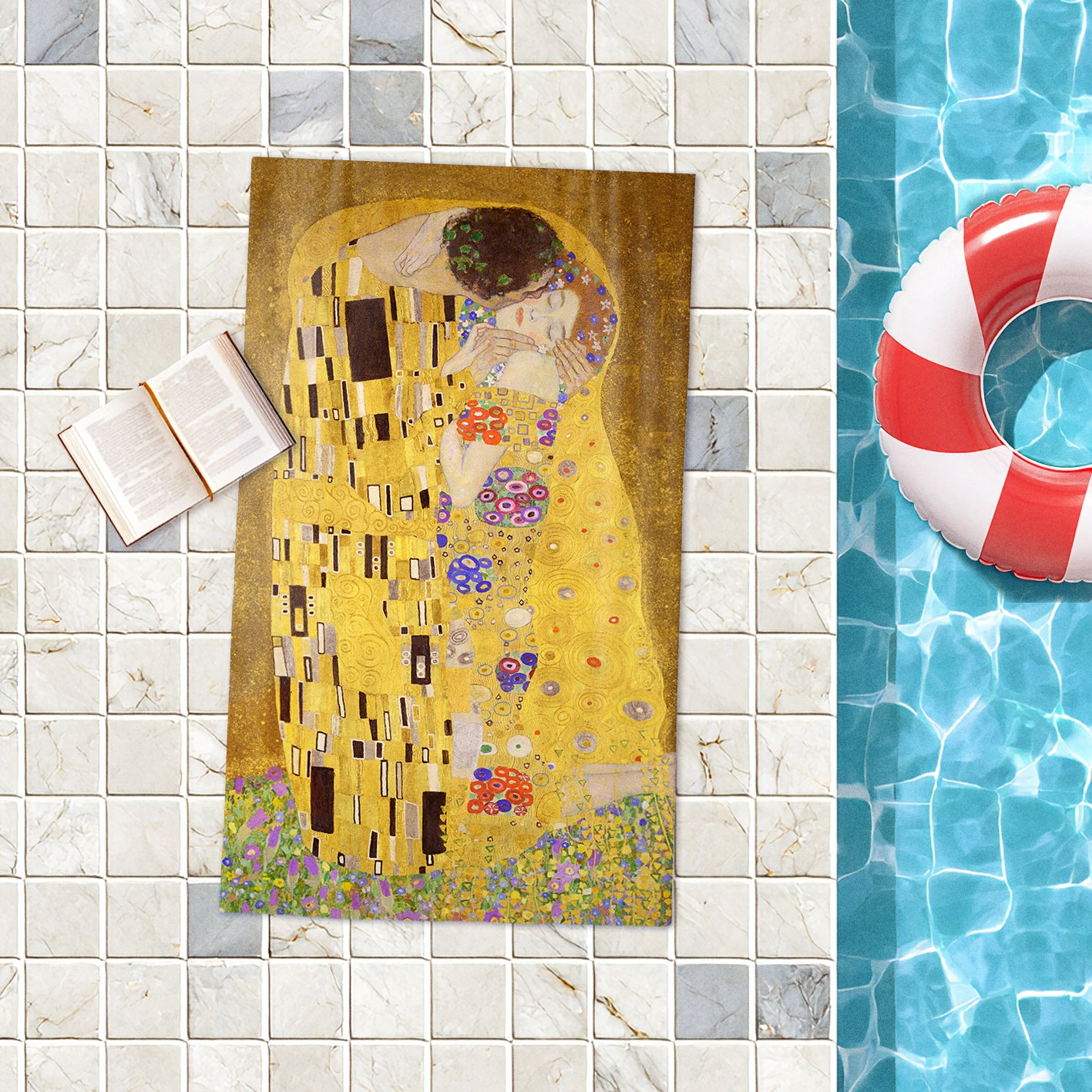 Rankšluostis Gustav Klimt „The Kiss