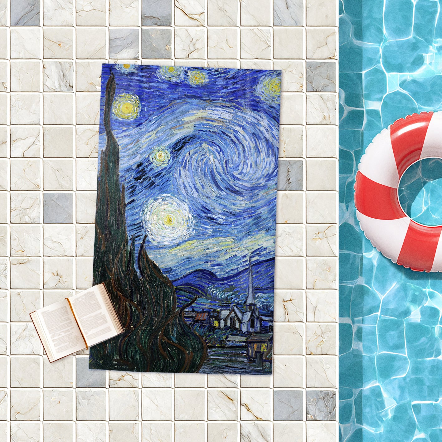 Rankšluostis Vincent van Gogh „The Starry Night