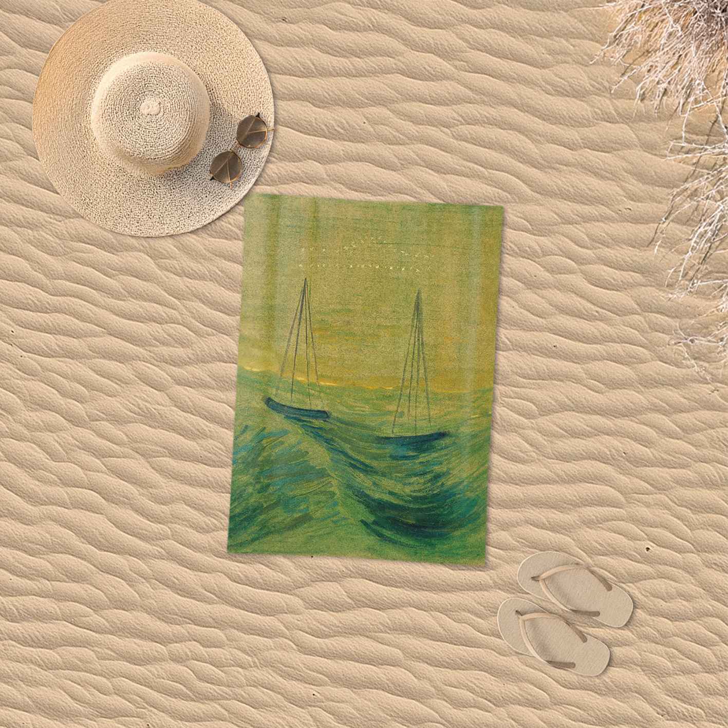 Rankšluostis M. K. Čiurlionis „Saulė eina Svarstyklių ženklu