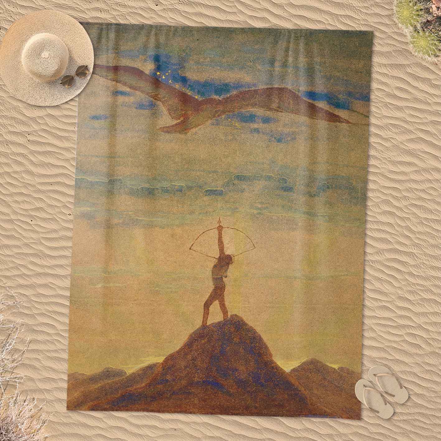 Rankšluostis M. K. Čiurlionis „Saulė eina Šaulio ženklu