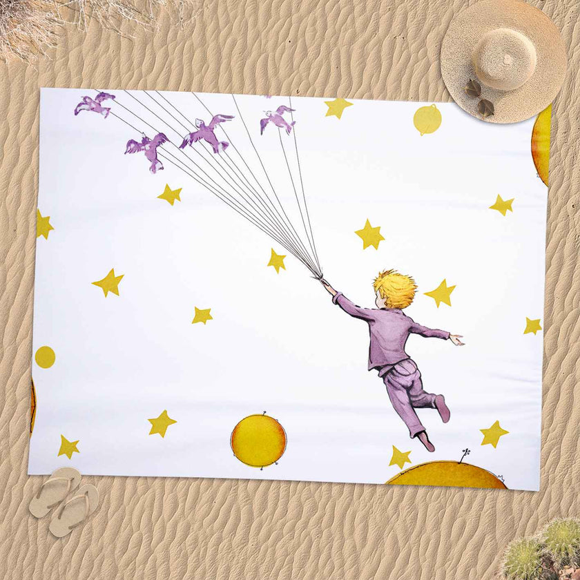 Rankšluostis Antoine de Saint-Exupéry Mažasis princas „Paukščiai