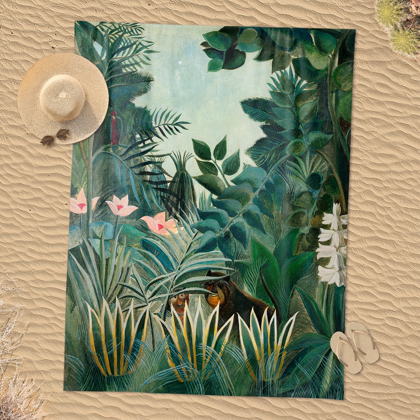 Rankšluostis Henri Rousseau „The Equatorial Jungle