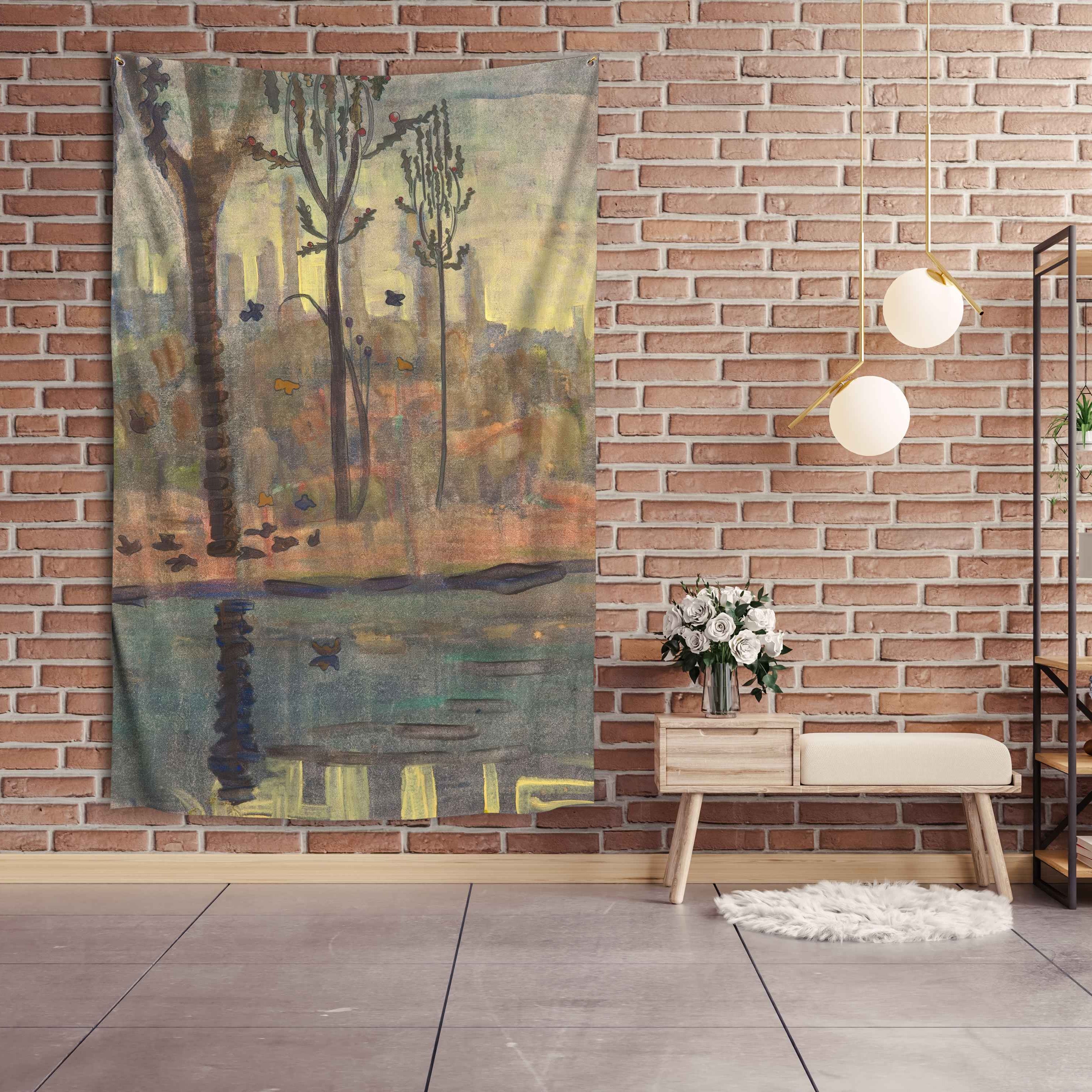 Sienos dekoracija gobelenas M. K. Čiurlionis „Etiudas