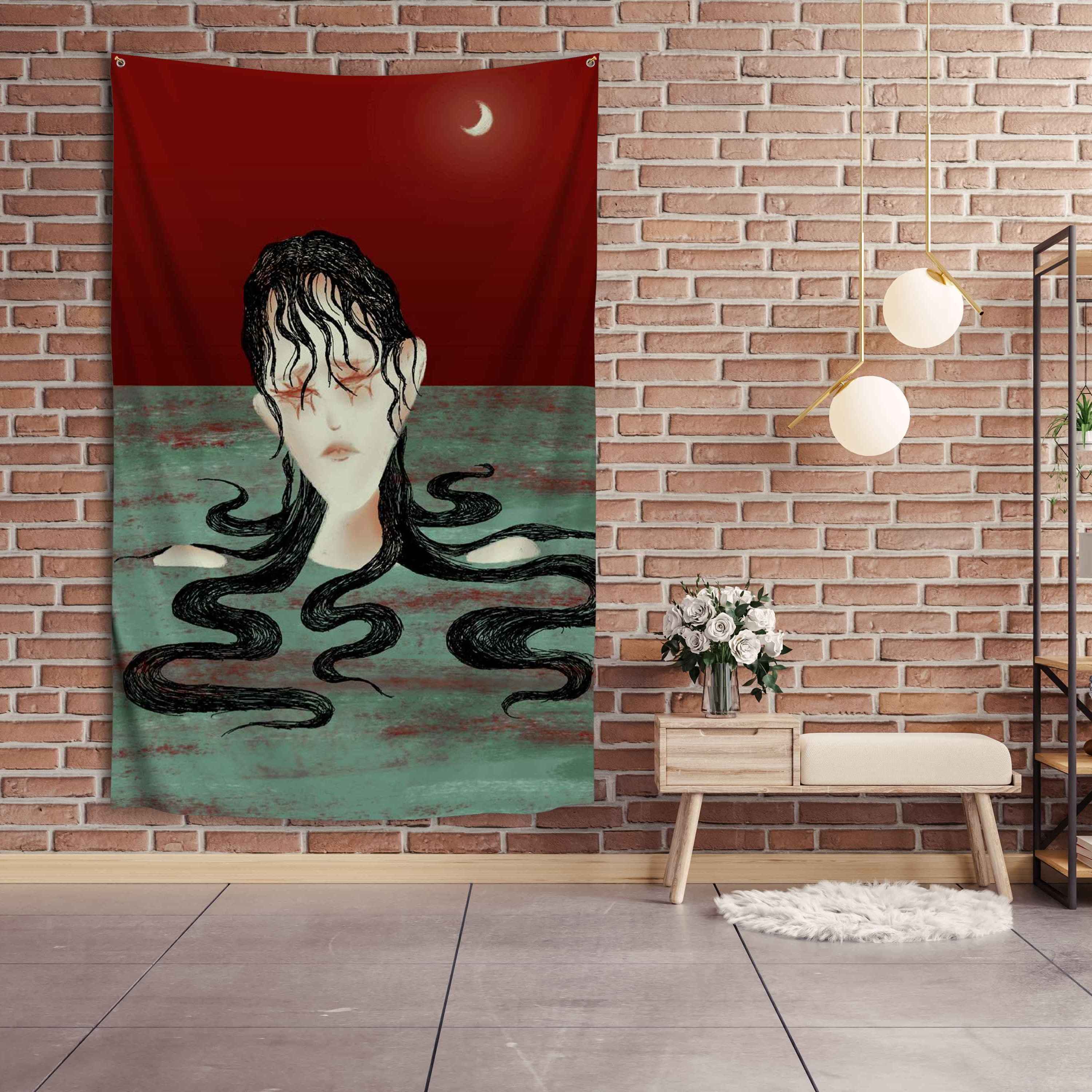 Sienos dekoracija gobelenas Flustas Jower „Mermaid